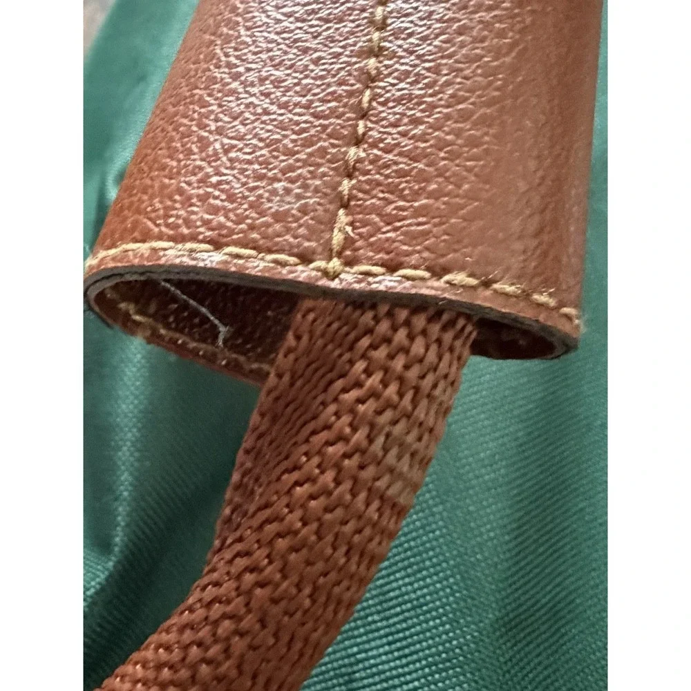 VTG Ralph Lauren Large Travel Shoulder Duffel Bag Classic Green & Brown NEW